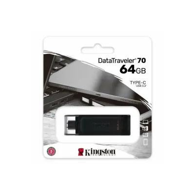 Kingston Flashdisk USB Type-C Data Traveler 70 (DT70) 64GB