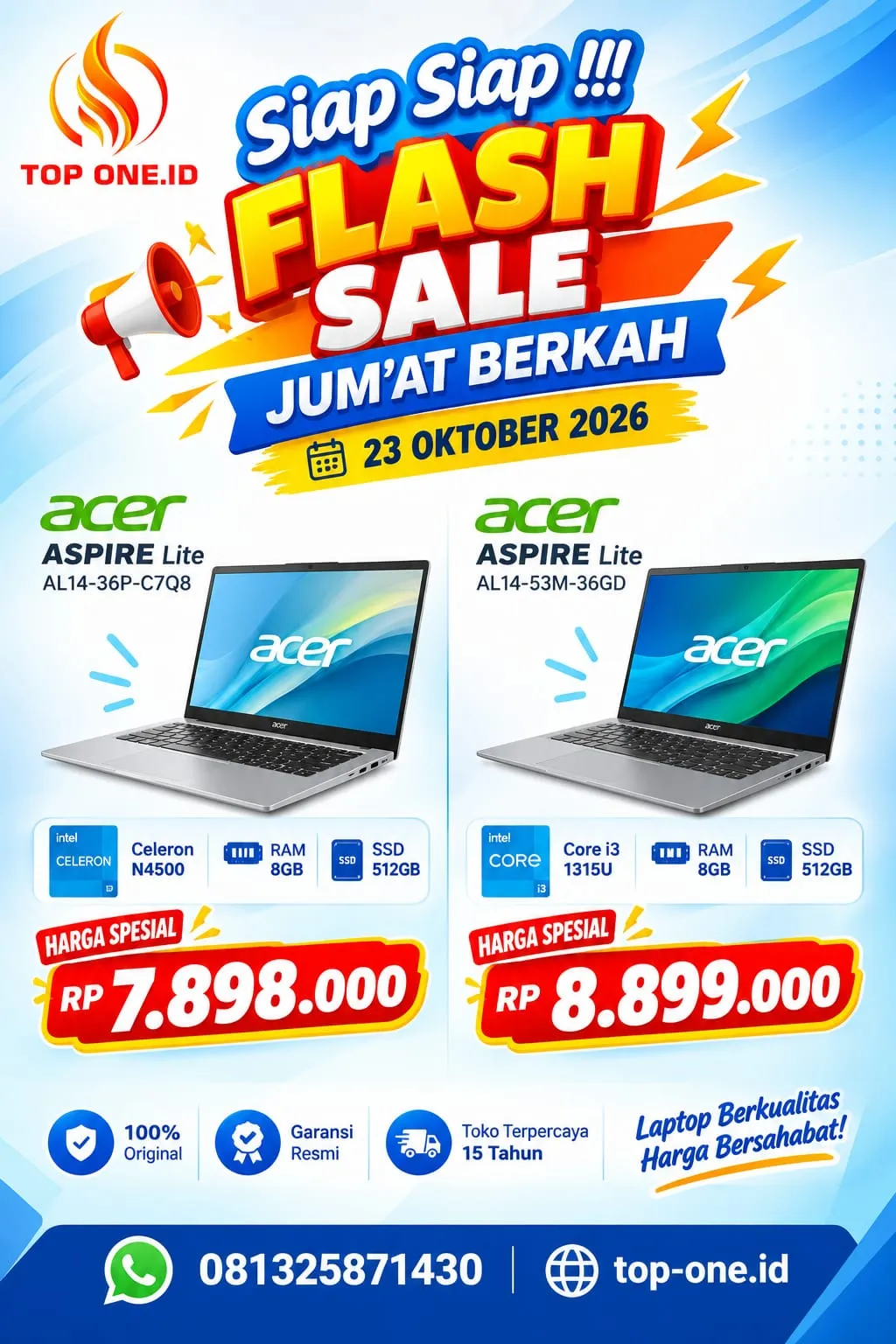 FLASH SALE JUMAT BERKAH 