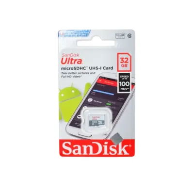 SanDisk Ultra microSDHC Card UHS-I Class 10 (100MB/s) 32GB
