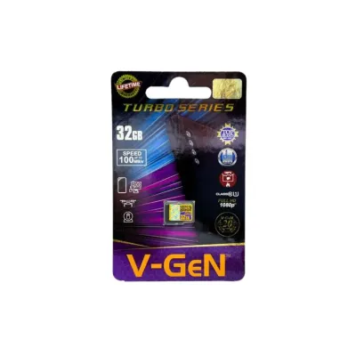 Micro SD V-gen 32GB Class 10 TURBO SERIES Memory Card