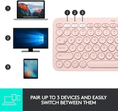Logitech K380S Keyboard Wireless Bluetooth Multi-Device