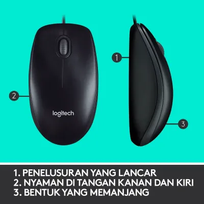 Logitech MK120 Combo Keyboard & Mouse Wired Combo