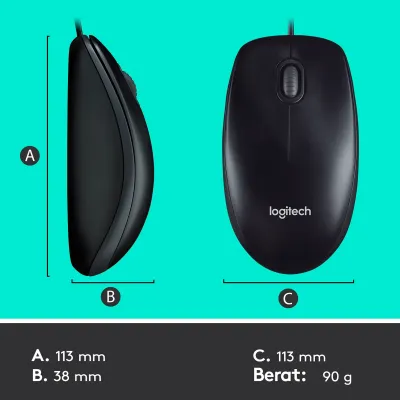 Logitech MK120 Combo Keyboard & Mouse Wired Combo