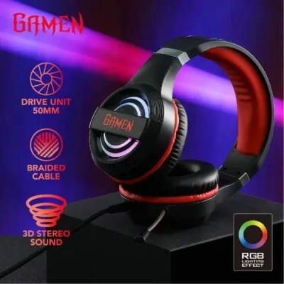 Headset Gaming Gamen GH 1100 Pro RGB lighting