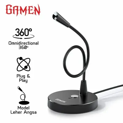 Gamen Gaming Microphone GMH100 3.5mm Input Plug and Play