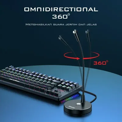 Gamen Gaming Microphone GMH100 3.5mm Input Plug and Play