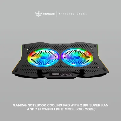 Cooling Pad NYK Nemesis X6 Thunderstorm RGB Fan