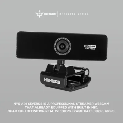 Webcam NYK Nemesis A96 SEVERUS Quad HD Gaming With 60FPS 2K 5MP