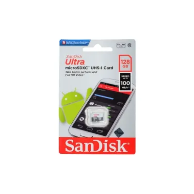 Micro SD 128GB Sandisk Ultra C10 UHS-1 - Up 100MB/s