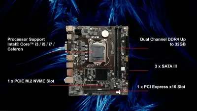 Motherboard VenomRX Support LGA H110
