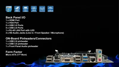 Motherboard VenomRX H81 NVMe Support LGA 1150