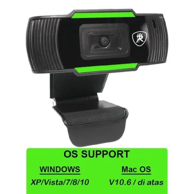 Webcam 720P RAPTOR RW-W7-720P with Microphone Desktop/PC