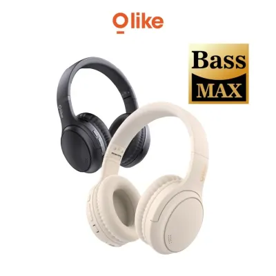 Olike Titan H1S Wireless Headphone Bluetooth Bass Max HiFi Sound BT 5.4 - Creamy White