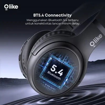 Olike Titan H1S Wireless Headphone Bluetooth Bass Max HiFi Sound BT 5.4 - Creamy White