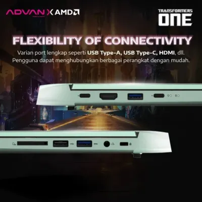 Advan Pixwar AMD Ryzen 7 6800H Ram 16gb DDR5 SSD 512gb