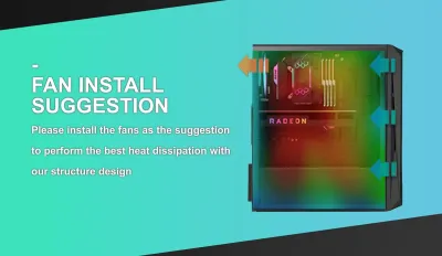 Venomrx APEX NOVA - Micro ATX Acrylic Side Panel 2x12CM FIXED RGB Fan