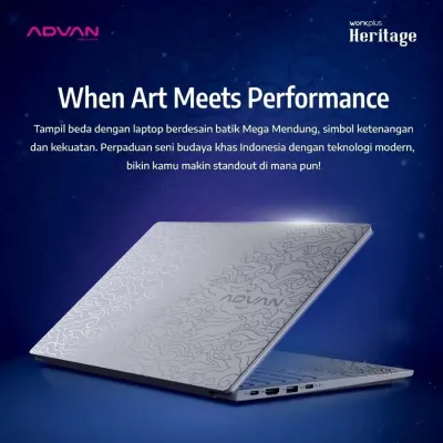 Advan WorkPlus Heritage Ryzen 5 7535HS DDR5 SSD 512GB 14″ WUXGA W11