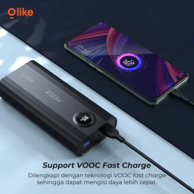Olike P6 Powerbank 20000mAh LED 22.5W Blitz Super Fast Charging VOOC