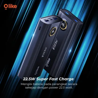 Olike P6 Powerbank 20000mAh LED 22.5W Blitz Super Fast Charging VOOC