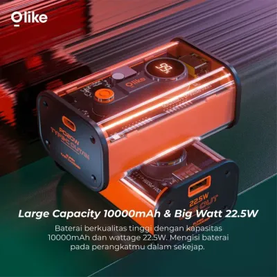 Olike P5 Powerbank 10000mAh 22.5W Blitz Fast Charging LED Display VOOC