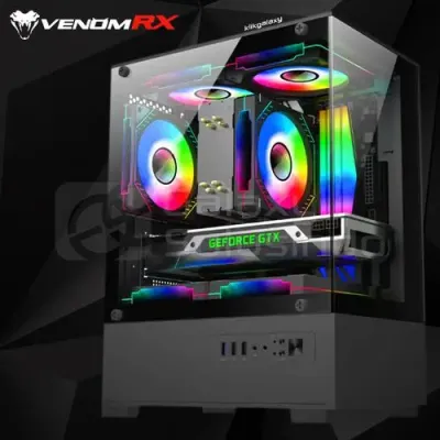 Venomrx Mars Tempered Glass M-Atx Gaming Case