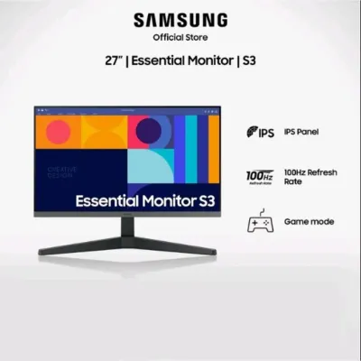 LED Monitor Samsung 27 Inch LS27C330GAEXXD FHD IPS 100Hz
