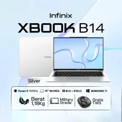 Infinix Xbook B14 AMD Ryzen 7 7735HS 16GB SSD 512GB 14″ W11
