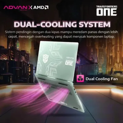 Advan Pixwar X Transformer AMD Ryzen 7 8745HS Ram 16gb DDR5 SSD 512gb Touchscreen